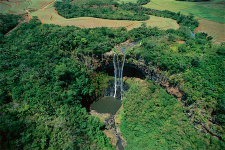 Chamarel Waterfall, Mauritius Foto de stock - Con derechos protegidos, Código: 700-00439003