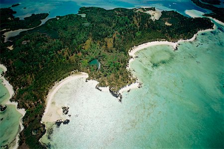 Aerial View of Ile aux Cerfs, Mauritius Foto de stock - Con derechos protegidos, Código: 700-00439016