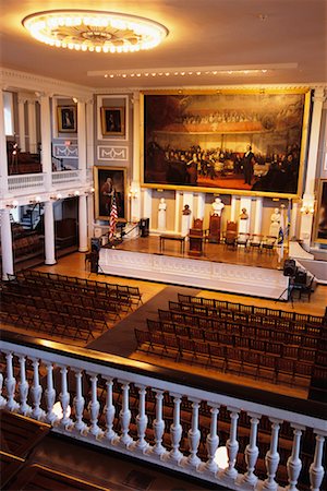 Interior of Faneuil Hall, Boston, Massachusetts, USA Stock Photo - Rights-Managed, Code: 700-00430280