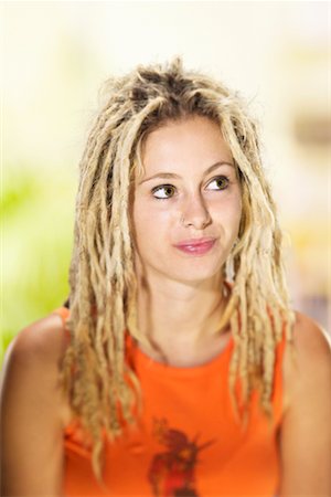 dreads teen - Portrait of Girl Stock Photo - Rights-Managed, Code: 700-00430312