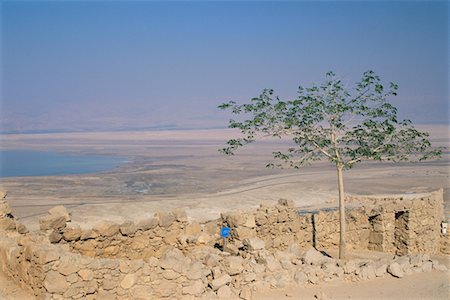 Ruins in Fortress of Masada Israel Foto de stock - Con derechos protegidos, Código: 700-00430480