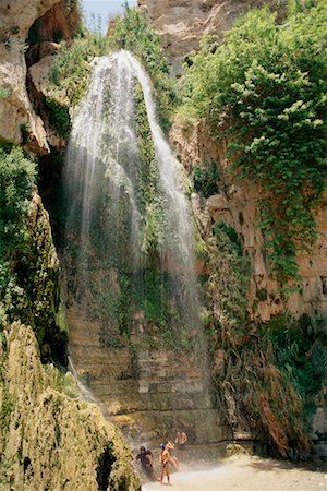 Waterfall, Ein Gedi Nature Reserve, Israel Stock Photo - Rights-Managed, Code: 700-00430531