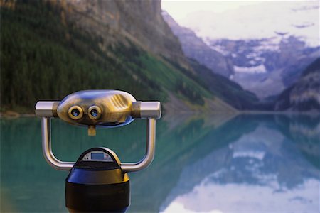 View Finder at Lake Louise, Banff National Park, Alberta, Canada Stock Photo - Rights-Managed, Code: 700-00430558