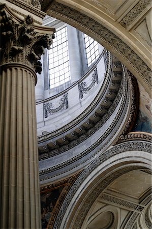 simsearch:700-05948085,k - Interior of The Pantheon, Paris, France Foto de stock - Con derechos protegidos, Código: 700-00430744