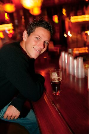 simsearch:600-03075833,k - Portrait of Man at Bar Stock Photo - Rights-Managed, Code: 700-00430858