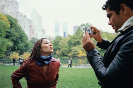 simsearch:700-00160946,k - Couple Taking Picture in Central Park, New York City, New York, USA Stock Photo - Rights-Managed, Code: 700-00458313