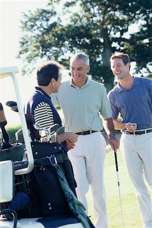 Hommes au parcours de Golf Photographie de stock - Rights-Managed, Code: 700-00459726