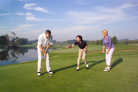 simsearch:700-00163026,k - Women and Man Golfing Stock Photo - Rights-Managed, Code: 700-00453094