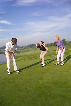 simsearch:700-00163026,k - Women and Man Golfing Stock Photo - Rights-Managed, Code: 700-00453095