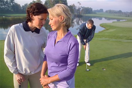 simsearch:6122-07697873,k - Women and Man Golfing Stock Photo - Rights-Managed, Code: 700-00453091