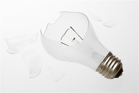 simsearch:700-00055252,k - Broken Lightbulb Stock Photo - Rights-Managed, Code: 700-00453207