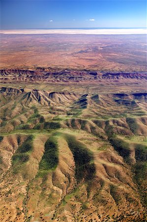 parc national flinders ranges - Antenne de la chaîne des Flinders Ranges, Parc National des Flinders Ranges, Australie-méridionale, Australie Photographie de stock - Rights-Managed, Code: 700-00453293