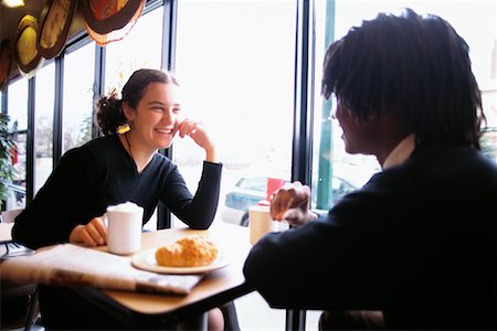 Teens in Cafe Stock Photo - Rights-Managed, Code: 700-00453443