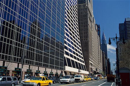 42nd street, New York City, New York, États-Unis Photographie de stock - Rights-Managed, Code: 700-00476617