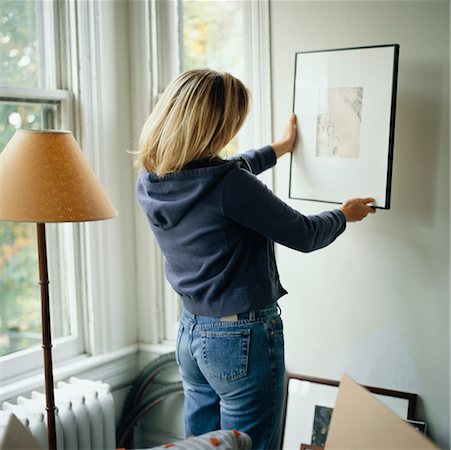 Woman Unpacking Stock Photo - Rights-Managed, Code: 700-00476935