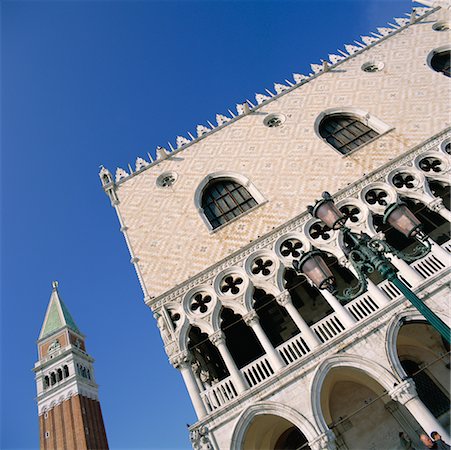 doges palace - Palais des Doges, la place Saint-Marc, Venise, Italie Photographie de stock - Rights-Managed, Code: 700-00477115