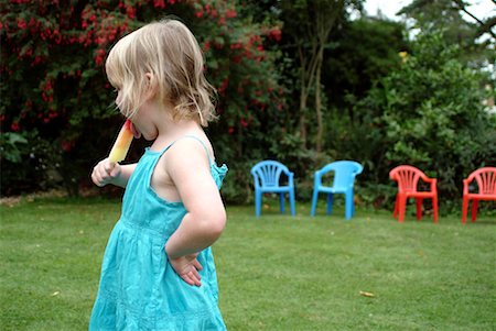 popsicle girl - Girl Eating Popsicle Stock Photo - Rights-Managed, Code: 700-00477213