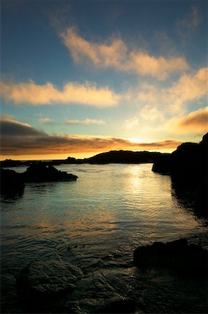 Sonnenuntergang, Currie Harbour, King Island, Tasmanien, Australien Stockbilder - Lizenzpflichtiges, Bildnummer: 700-00477441