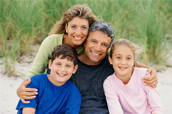 Portrait of Family Stock Photo - Premium Rights-Managed, Artist: Kevin Dodge, Image code: 700-00477819