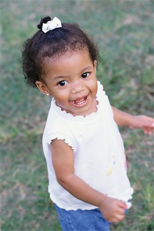 One year old 2025 black baby girl