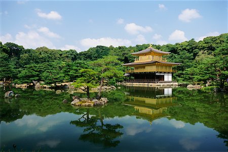 The Golden Pavillion, Kyoto, Japan Stock Photo - Rights-Managed, Code: 700-00478325