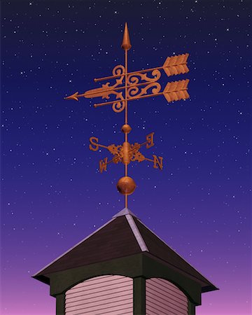 Close-Up of Weather Vane Stock Photo - Rights-Managed, Code: 700-00478673