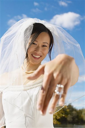 simsearch:693-06022202,k - Bride Showing Off Her Ring Stock Photo - Rights-Managed, Code: 700-00478734