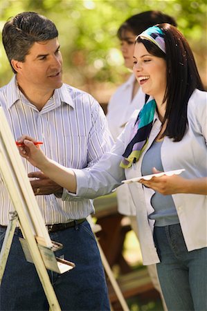 painter palette photography - People Painting Stock Photo - Rights-Managed, Code: 700-00481627