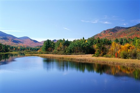 simsearch:700-00513854,k - Lake Everest in Autumn, Ausable River, Adirondack Park, New York, USA Stock Photo - Rights-Managed, Code: 700-00481931