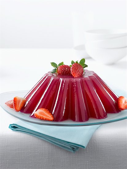 Strawberry Rhubarb Jelly Stock Photo - Premium Rights-Managed, Artist: Michael Alberstat, Image code: 700-00506819
