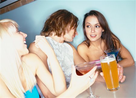 pub and disco styles for men - Friends Partying Stock Photo - Rights-Managed, Code: 700-00514191