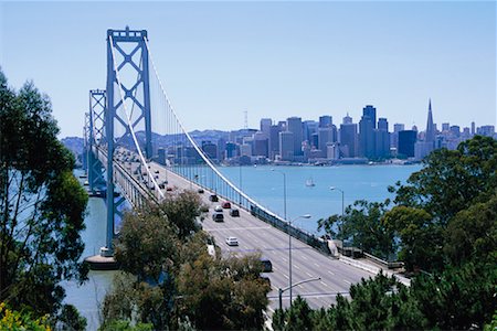 san francisco, road - Oakland Bay Bridge, San Francisco, Californie, USA Photographie de stock - Rights-Managed, Code: 700-00515474