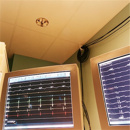 fluttuazione - Heart Monitors Fotografie stock - Rights-Managed, Codice: 700-00515735