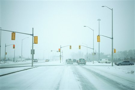 Traffic in Snow Storm, Ottawa, Ontario, Canada Stock Photo - Rights-Managed, Code: 700-00516107