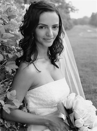 Portrait of Bride Fotografie stock - Rights-Managed, Codice: 700-00518617