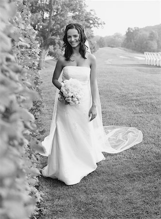 Portrait of Bride Fotografie stock - Rights-Managed, Codice: 700-00518620