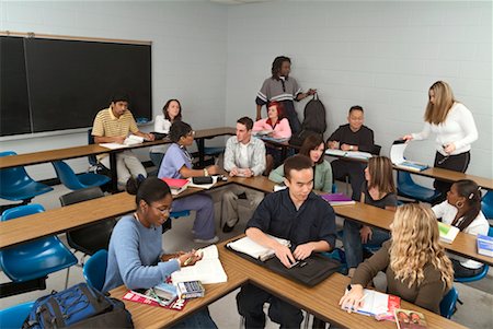 student in lecture hall - Students in Classroom Stock Photo - Rights-Managed, Code: 700-00519500