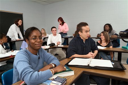 student in lecture hall - Students in Classroom Stock Photo - Rights-Managed, Code: 700-00519503