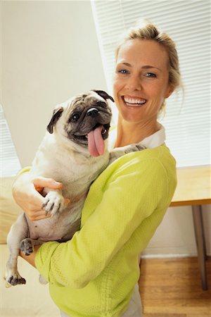simsearch:700-00095769,k - Portrait of Woman with Dog Stock Photo - Rights-Managed, Code: 700-00513989