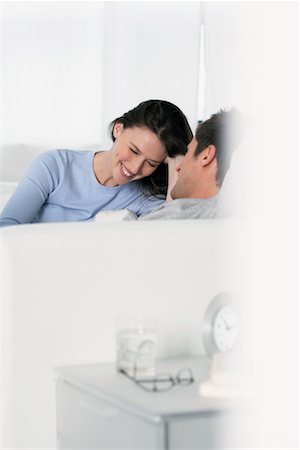 Couple on Couch Stock Photo - Rights-Managed, Code: 700-00524005