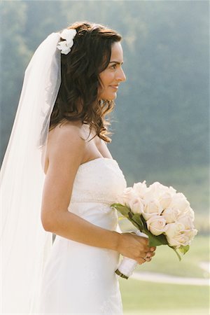 Portrait of Bride Fotografie stock - Rights-Managed, Codice: 700-00524036