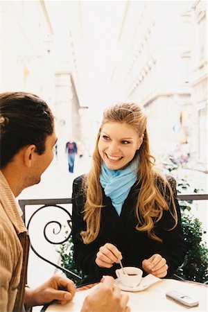 restaurants in tuscany italy - Couple at Cafe, Florence, Italy Stock Photo - Rights-Managed, Code: 700-00524056