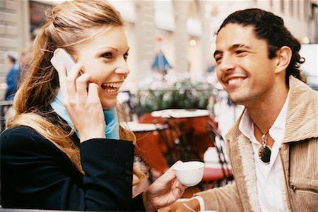 Couple at Cafe, Florence, Italy Stock Photo - Rights-Managed, Code: 700-00524061