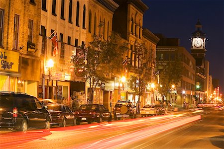 small town downtown canada - George Street, Peterborough, Ontario, Canada Stock Photo - Rights-Managed, Code: 700-00524437