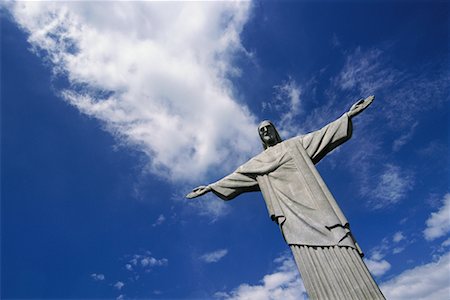simsearch:700-05810259,k - Statue du Christ Rédempteur, Rio de Janeiro, Brésil Photographie de stock - Rights-Managed, Code: 700-00524925