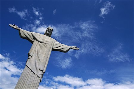 simsearch:700-05810259,k - Statue du Christ Rédempteur, Rio de Janeiro, Brésil Photographie de stock - Rights-Managed, Code: 700-00524926