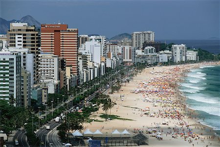 rio de janeiro city ipanema - Ipanema Beach, Rio de Janeiro, Brazil Stock Photo - Rights-Managed, Code: 700-00524922