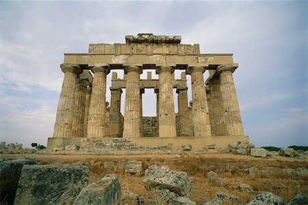 Temple Ruins, Selinunte, Trapani, Sicily, Italy Stock Photo - Rights-Managed, Code: 700-00526450