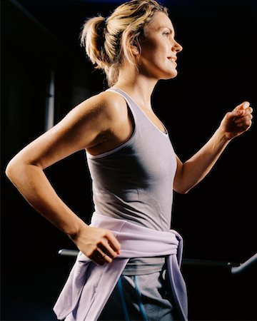 Woman on Treadmill Stock Photo - Rights-Managed, Code: 700-00526675