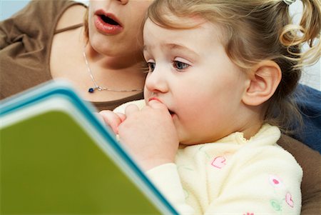 Mother Reading to Daughter Stock Photo - Rights-Managed, Code: 700-00527111